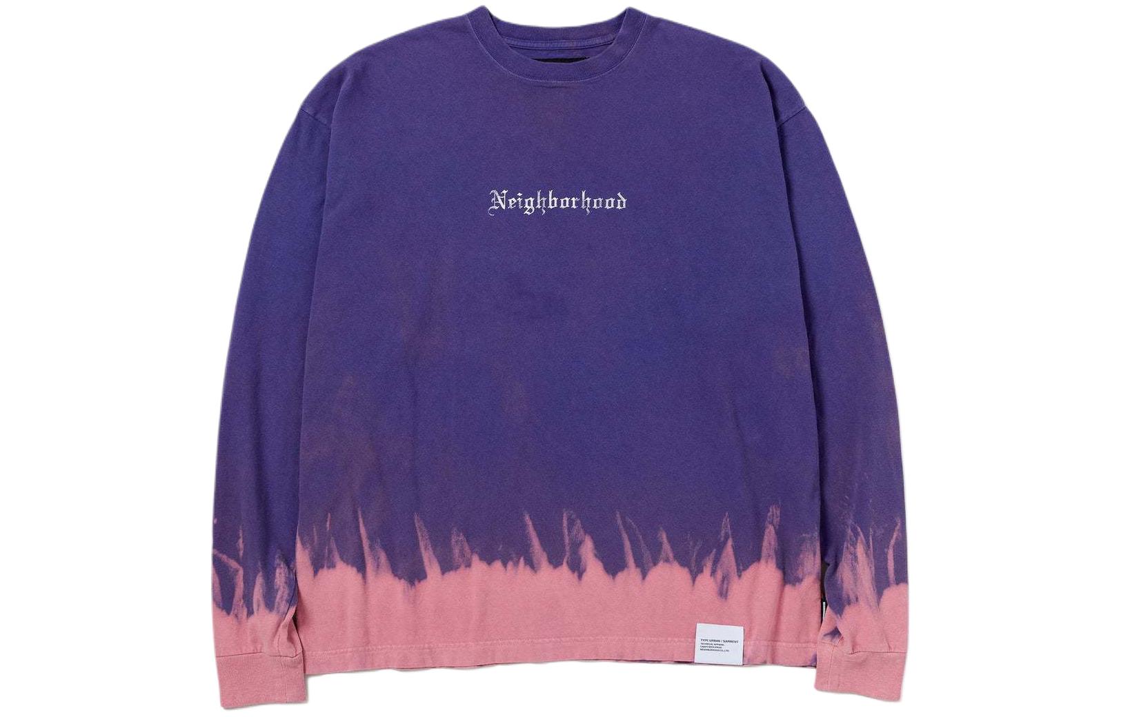 Shop NEIGHBORHOOD SS24 长袖圆领印花卫衣 241FPNH-CSM14