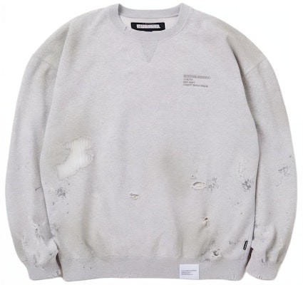 NEIGHBORHOOD SS24 Distressed Design Crewneck Sweatshirt Unisex 241OKNH-CSM01 Buy NEIGHBORHOOD SS24 Distressed Design Crewneck Sweatshirt Unisex 241OKNH-CSM01