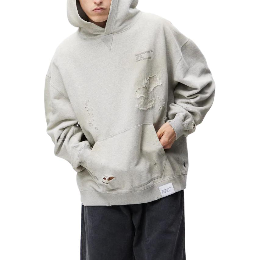 Purchase Sudadera con Capucha Unisex NEIGHBORHOOD SS24 Pesada y Desgastada. 241OKNH-CSM02