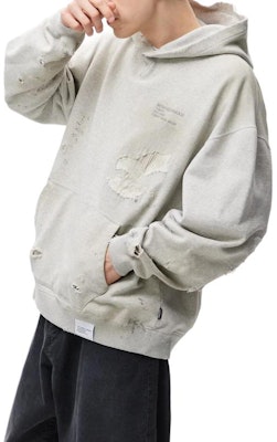 Sudadera con Capucha Unisex NEIGHBORHOOD SS24 Pesada y Desgastada. 241OKNH-CSM02 Details for Sudadera con Capucha Unisex NEIGHBORHOOD SS24 Pesada y Desgastada. 241OKNH-CSM02