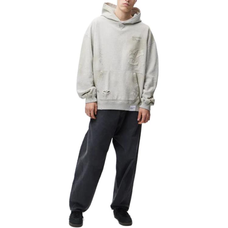 Cheap Sudadera con Capucha Unisex NEIGHBORHOOD SS24 Pesada y Desgastada. 241OKNH-CSM02