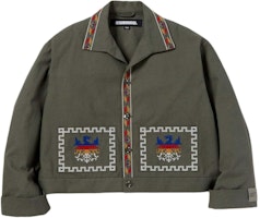 NEIGHBORHOOD SS24 Embroidered Collared Button Jacket Outerwear. 241AQNH-JKM04 NEIGHBORHOOD SS24 Embroidered Collared Button Jacket Outerwear. 241AQNH-JKM04
