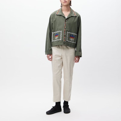 NEIGHBORHOOD SS24 刺繡翻領扣襟外套 外套. 241AQNH-JKM04 Shop NEIGHBORHOOD SS24 刺繡翻領扣襟外套 外套. 241AQNH-JKM04