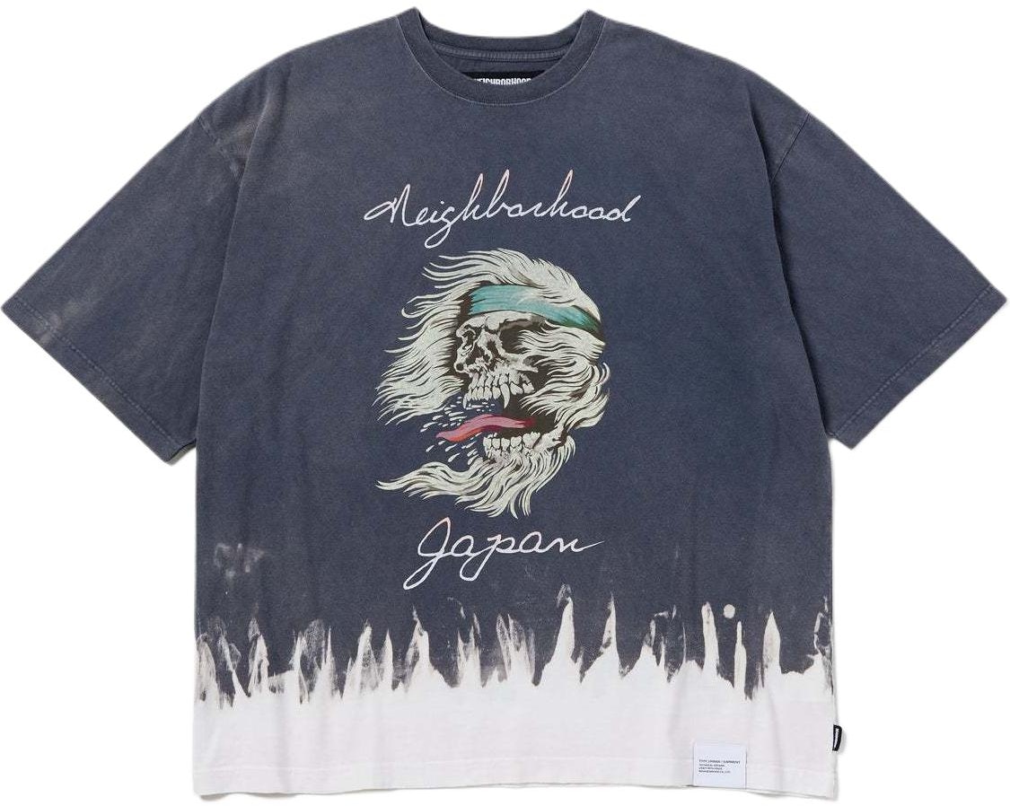 neighborhood-ss-24-gradient-skull-graphic-crewneck-t-shirt-short-sleeve-241-oknh-csm-04