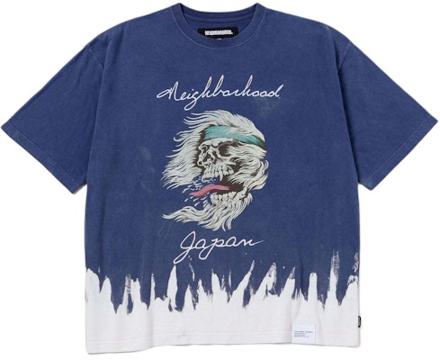 ネイバーフッド SS24 グラデーションスカル クルーネック Tシャツ 半袖 241OKNH-CSM04 1