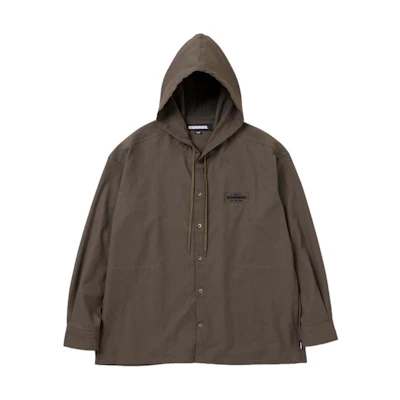 NBHD SS24 Long-Sleeve Hooded Casual Button-Up Jacket 241AQNH-SHM03
