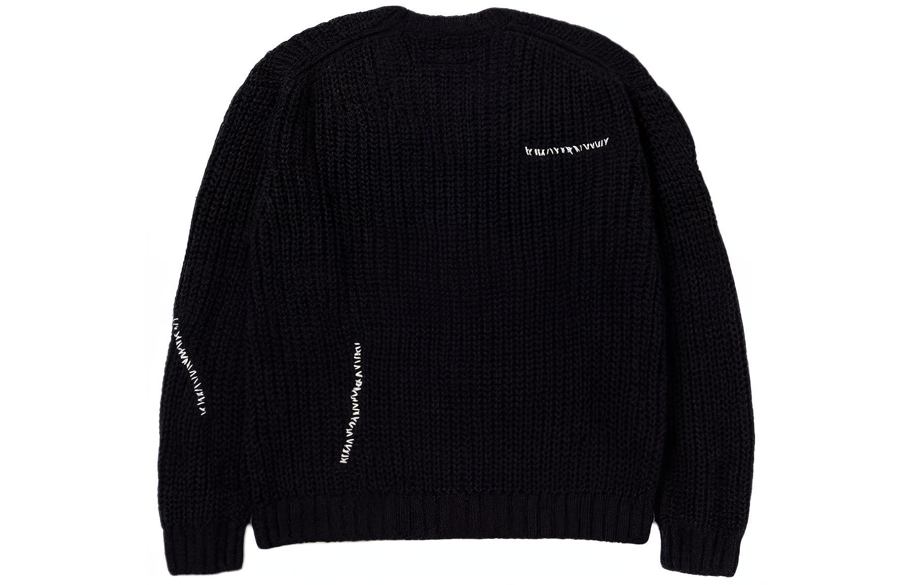 Lookbook NEIGHBORHOOD SS24 ユニセックス クルーネック長袖セーター 無地ステッチデザイン 241FUNH-KNM04