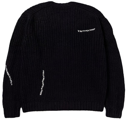 NEIGHBORHOOD SS24 ユニセックス クルーネック長袖セーター 無地ステッチデザイン 241FUNH-KNM04 Lookbook NEIGHBORHOOD SS24 ユニセックス クルーネック長袖セーター 無地ステッチデザイン 241FUNH-KNM04