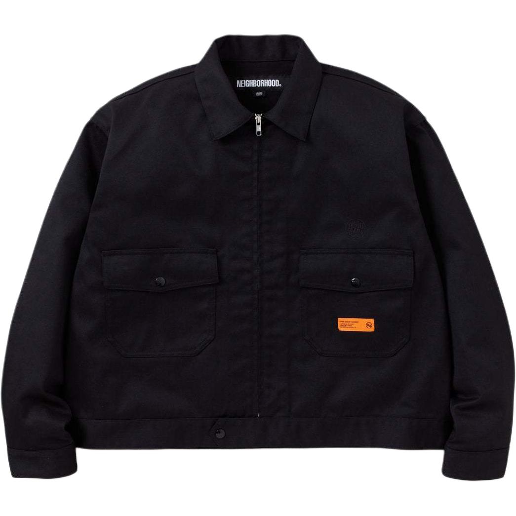 NBHD SS24 Zip-Up Collared Solid Long Sleeve Jacket for Men 241UTNH-JKM01S