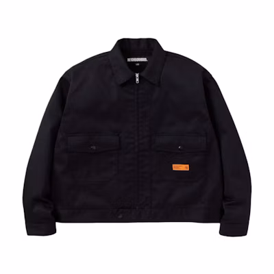 NBHD SS24 Zip-Up Collared Solid Long Sleeve Jacket for Men 241UTNH-JKM01S