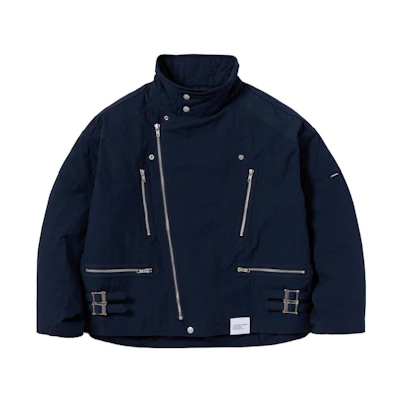 NBHD Stand Collar Solid Color Zip-Up Casual Jacket 232sznh-jkm04