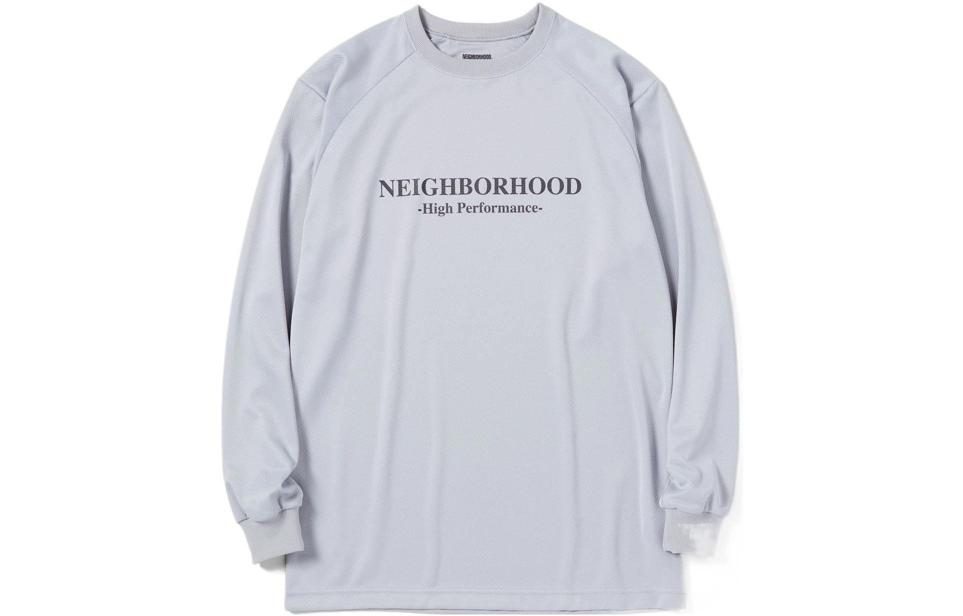 NBHD Tech E-Crew Logo Print Long Sleeve Sweatshirt - Crewneck 221SNNH-CSM02