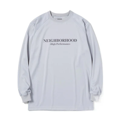 NBHD Tech E-Crew Logo Print Long Sleeve Sweatshirt - Crewneck 221SNNH-CSM02