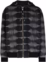 NEIGHBORHOOD Tie-Dye Print Hoodie Jacket Unisex - Black 221YTNHJKM-04BLACK NEIGHBORHOOD Tie-Dye Print Hoodie Jacket Unisex - Black 221YTNHJKM-04BLACK