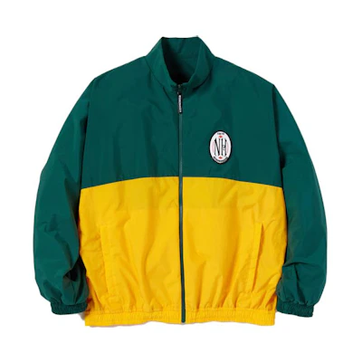 NBHD Two-Tone Embroidered Logo Loose-Fit Long Sleeve Jacket 231AQNH-JKM01