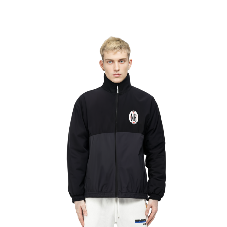 Shop NEIGHBORHOOD 双色刺绣标志宽松版长袖夹克 231AQNH-JKM01