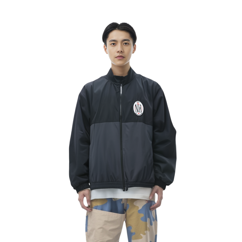 Purchase NEIGHBORHOOD 双色刺绣标志宽松版长袖夹克 231AQNH-JKM01