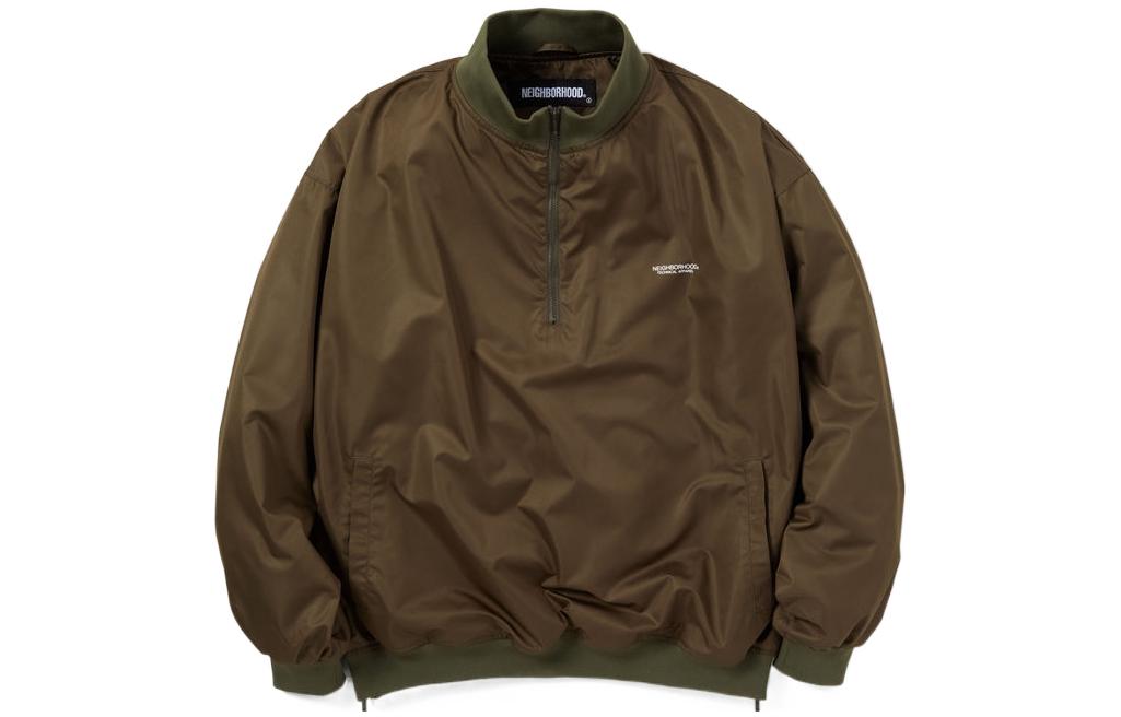 NBHD Waterproof Half-Zip Solid Jacket 221TSNH-JKM04