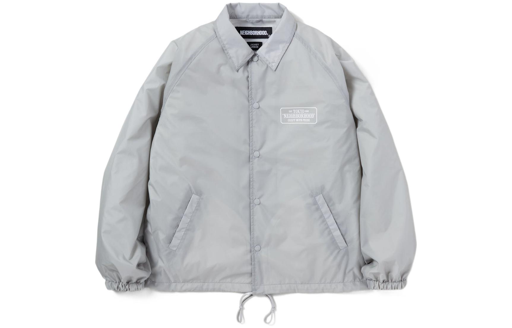 NBHD Windbreaker N-Jk Logo Print Solid Color Jacket 221TSNH-JKM01