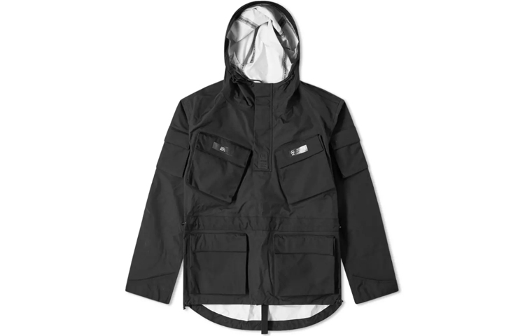 NBHD WWP Multi-Pocket Jacket Unisex Black 192TSNH-JKM08-BK