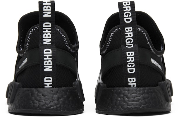 NEIGHBORHOOD x A Bathing Ape x adidas NMD_R1 'Neighborhood' DA8835 Details for NEIGHBORHOOD x A Bathing Ape x adidas NMD_R1 'Neighborhood' DA8835