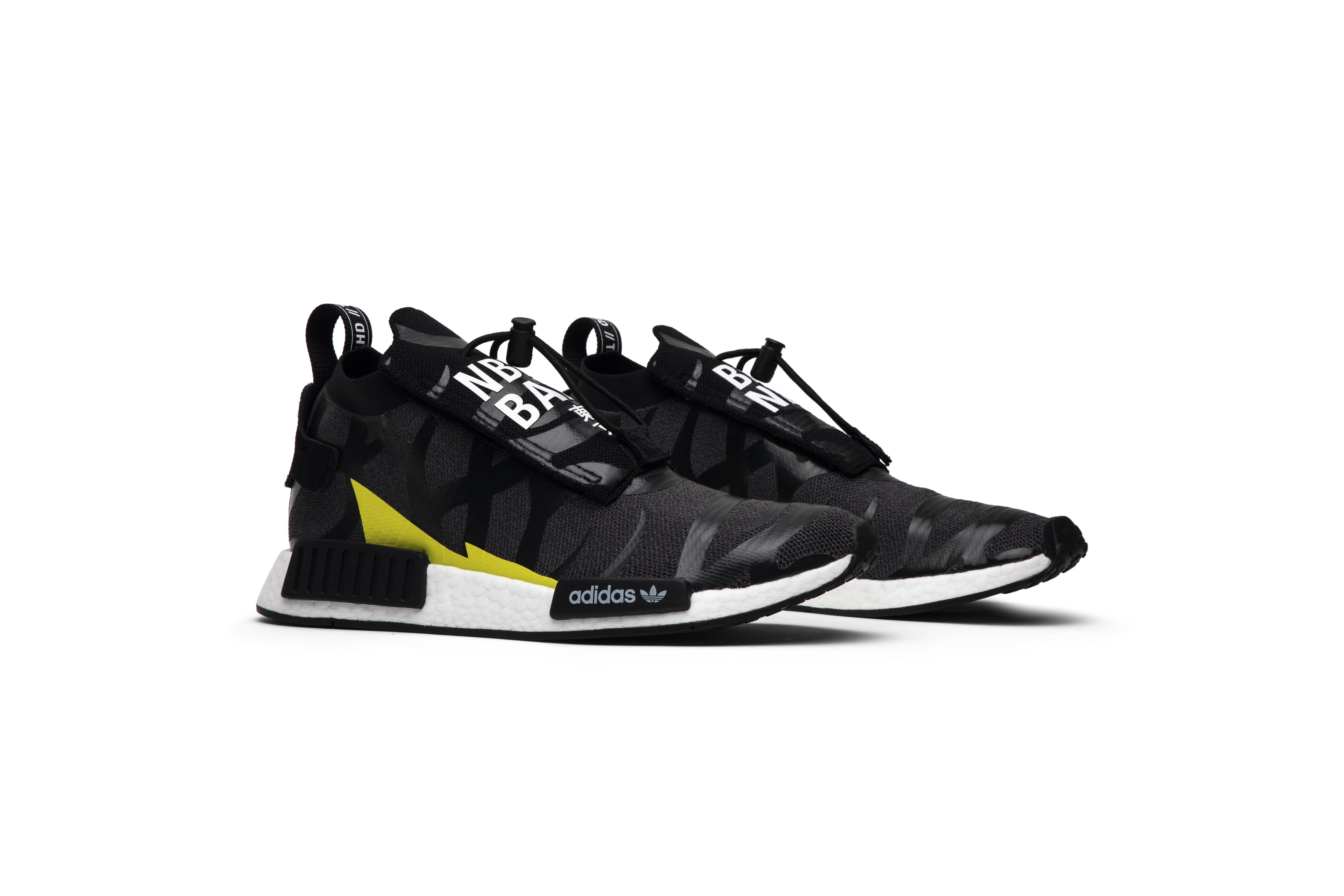 Cheap NEIGHBORHOOD x A Bathing Ape x adidas NMD_TS1 'Stealth' EE9702