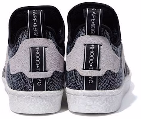 NEIGHBORHOOD x BAPE x adidas Superstar Boost 'Abu Hitam' CG2917 Shop NEIGHBORHOOD x BAPE x adidas Superstar Boost 'Abu Hitam' CG2917