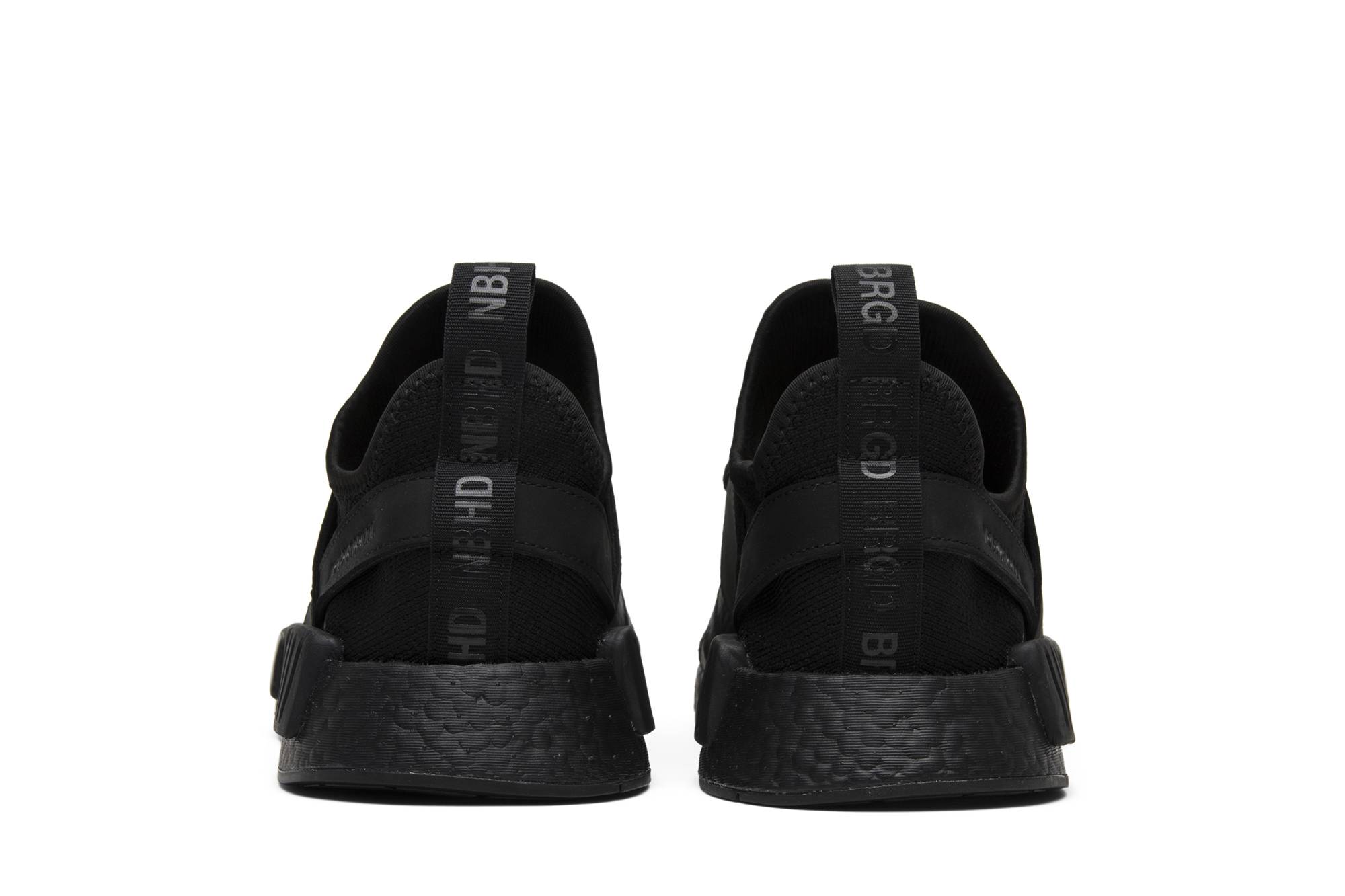 Details for Neighborhood x adidas NMD_R1 Primeknit 'Hitam Triple' BB9245