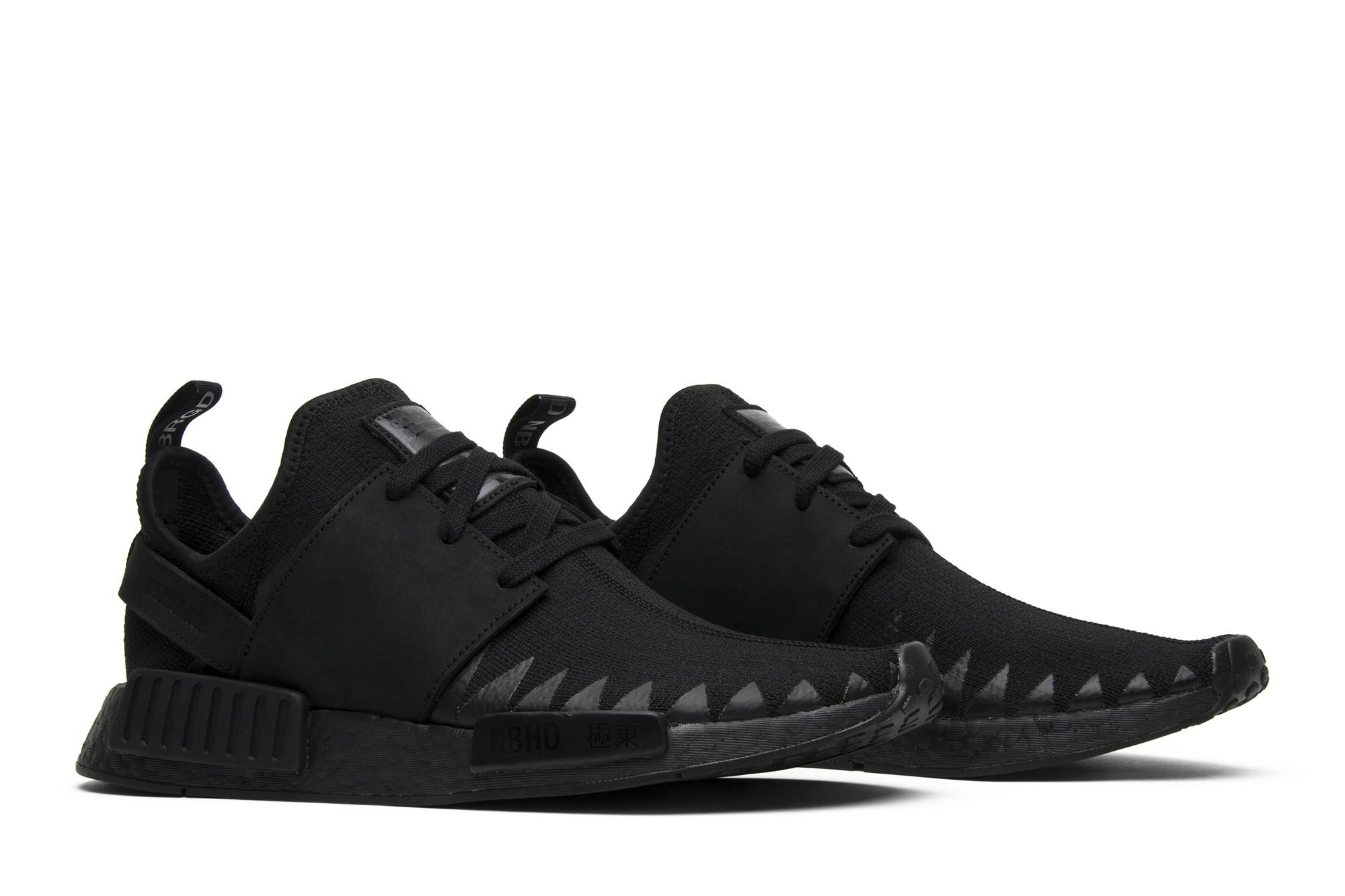 Cheap Neighborhood x adidas NMD_R1 Primeknit 'Hitam Triple' BB9245