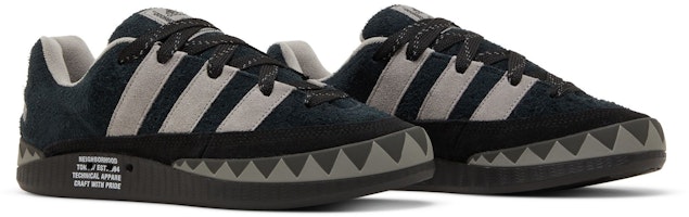NEIGHBORHOOD x adidas Originals Adimatic 'Hitam Teras/Kelabu Padu' HP6770 2