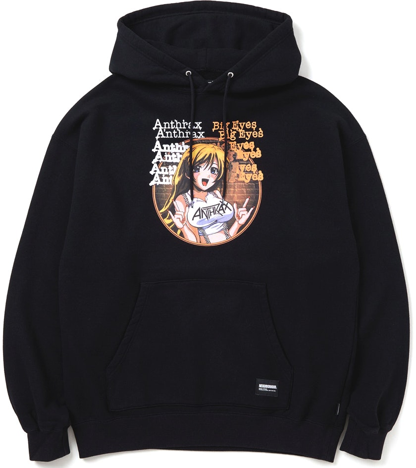 neighborhood-x-anthrax-fw-23-band-graphic-hoodie-unisex-black-232-uwnh-csm-01-s