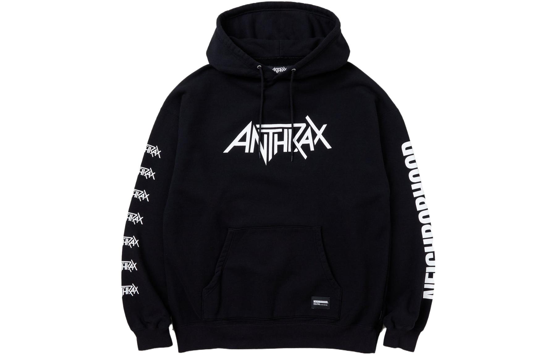 NBHD ANTHRAX FW23 Band Logo Hoodie Unisex Collection 232UWNH-CSM02S