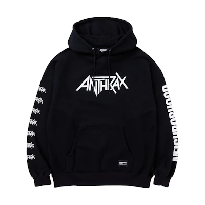NBHD ANTHRAX FW23 Band Logo Hoodie Unisex Collection 232UWNH-CSM02S