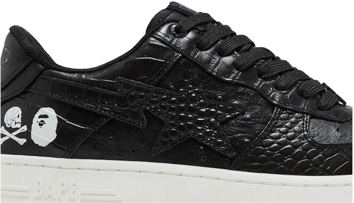 Neighborhood x BAPE Bapesta 'Cocodrilo Negro y Avestruz' 1J23191901 Order Neighborhood x BAPE Bapesta 'Cocodrilo Negro y Avestruz' 1J23191901