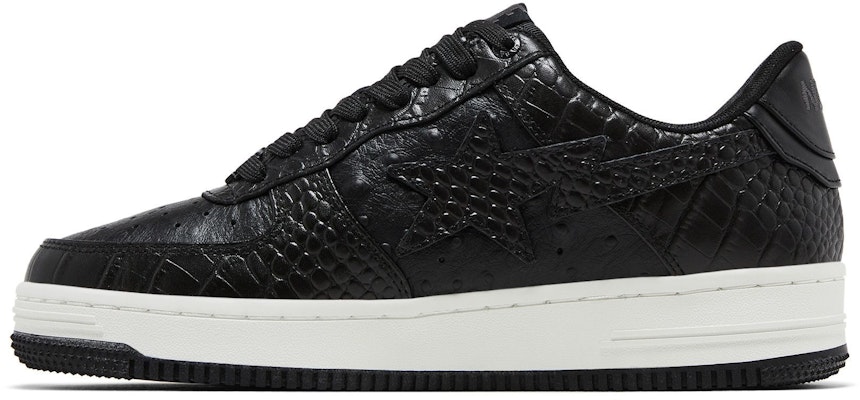 Neighborhood x BAPE Bapesta 'Black Crocodile & Ostrich' 1J23191901 Lookbook Neighborhood x BAPE Bapesta 'Black Crocodile & Ostrich' 1J23191901