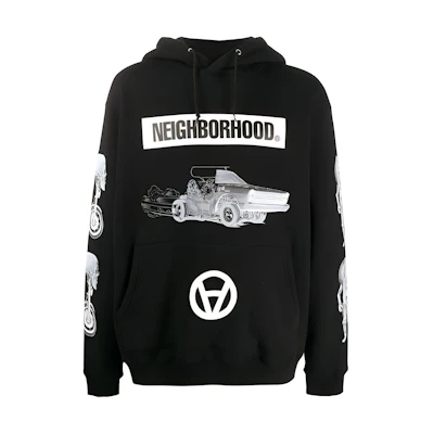 NBHD Breaking Bad Logo Print Sweatshirt Black () 201MBKSN-CSM01S