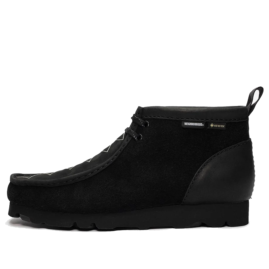 Buy Neighborhood x Clarks Wallabee Boots GTX ''黑色拼接麂皮'' 26166768