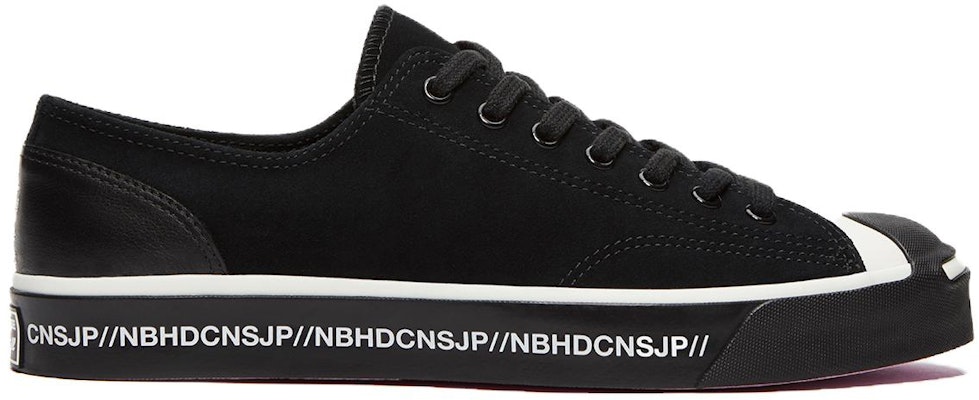 NEIGHBORHOOD x Converse Jack Purcell Low 'Black' 165604C Order NEIGHBORHOOD x Converse Jack Purcell Low 'Black' 165604C