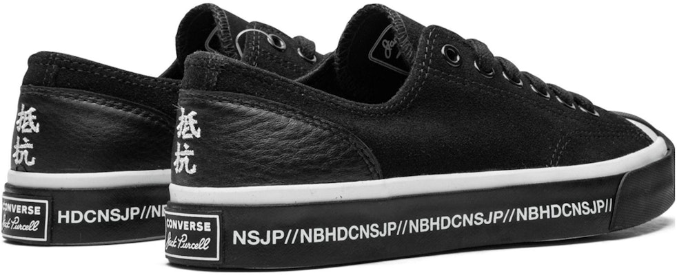 NEIGHBORHOOD x Converse Jack Purcell 黑色低帮板鞋 165604C Shop NEIGHBORHOOD x Converse Jack Purcell 黑色低帮板鞋 165604C