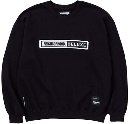 NEIGHBORHOOD x DELUXE Crewneck Lettered Pullover Long Sleeve Sweatshirt Mens. 23244DDN-CSM01S Buy NEIGHBORHOOD x DELUXE Crewneck Lettered Pullover Long Sleeve Sweatshirt Mens. 23244DDN-CSM01S