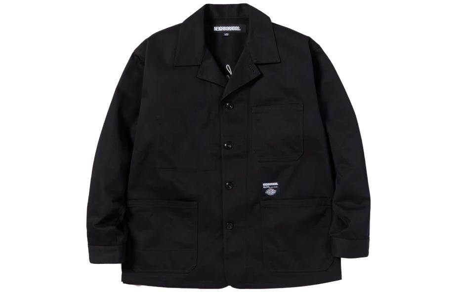 NBHD Dickies FW23 Black Multi-Pocket Work Jacket Unisex 232EVDKN-JKM02-BK