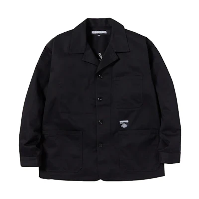 NBHD Dickies FW23 Black Multi-Pocket Work Jacket Unisex 232EVDKN-JKM02-BK