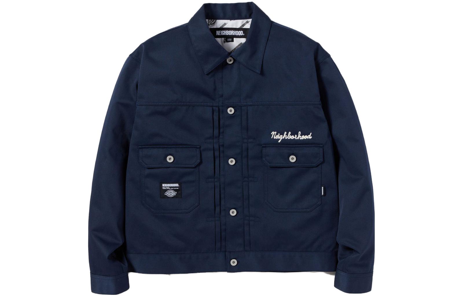 NBHD Dickies FW23 Multi-Pocket Workwear Jacket Navy Unisex 232EVDKN-JKM01-NY