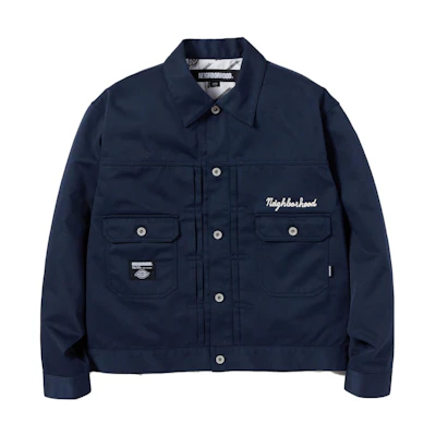 NBHD Dickies FW23 Multi-Pocket Workwear Jacket Navy Unisex 232EVDKN-JKM01-NY