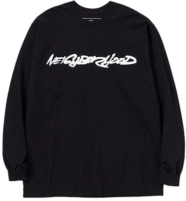 Neighborhood x Futura Laboratories Crew L/S T-Shirt Black Buy Neighborhood x Futura Laboratories Crew L/S T-Shirt Black