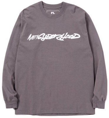 Neighborhood x Futura Laboratories Crew L/S T-Shirt Ash Grey Buy Neighborhood x Futura Laboratories Crew L/S T-Shirt Ash Grey