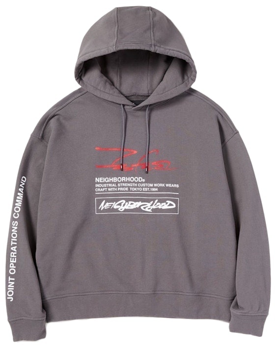 neighborhood-x-futura-laboratories-hoodie-ash-grey