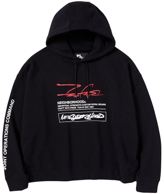 neighborhood-x-futura-laboratories-hoodie-black