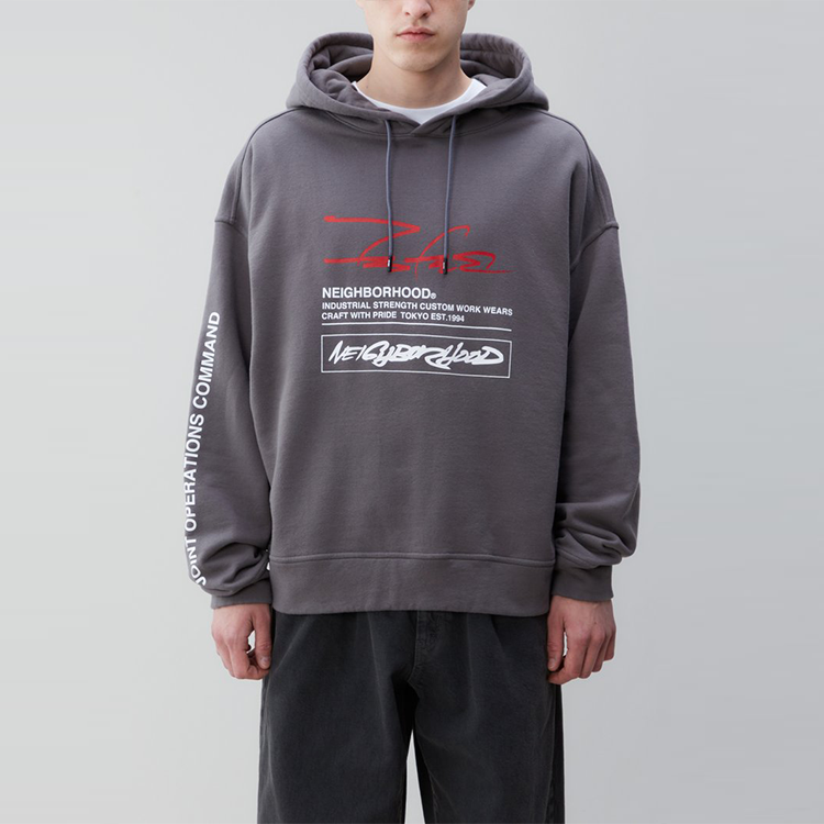 Purchase Sudadera con capucha NEIGHBORHOOD x Futura Laboratories Logo Print Colaboración. 212UWFTN-CSM01