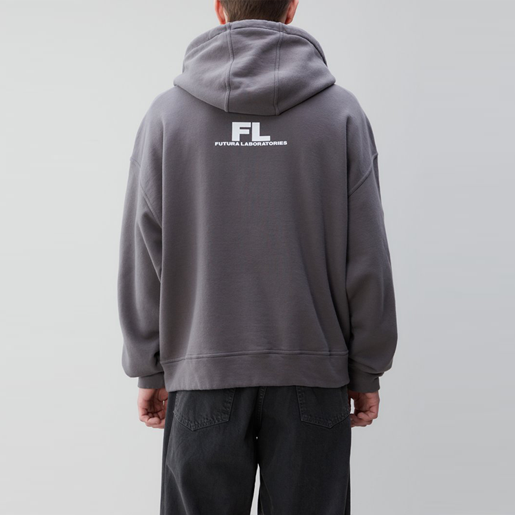 Details for Sudadera con capucha NEIGHBORHOOD x Futura Laboratories Logo Print Colaboración. 212UWFTN-CSM01